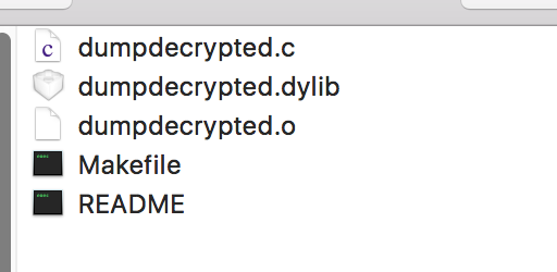 dumpdecrypted directory
